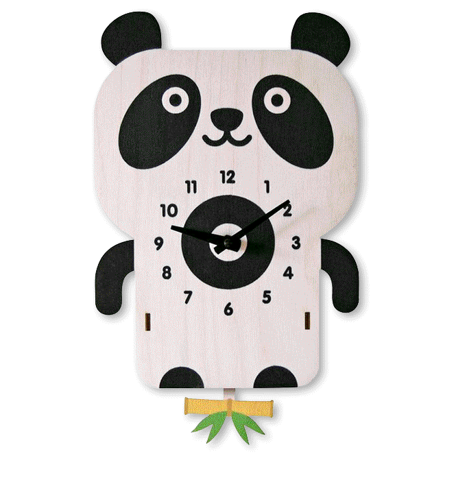 Panda clock