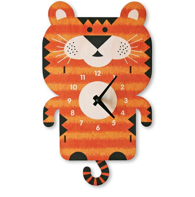 Tiger clock